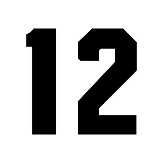 Standard Block 12" Numbering Stencils