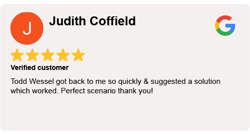 Google Review - Judith Coffield