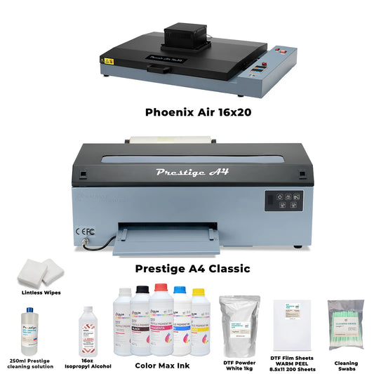 A4 DTF Printer and Curing Oven Basic Bundle