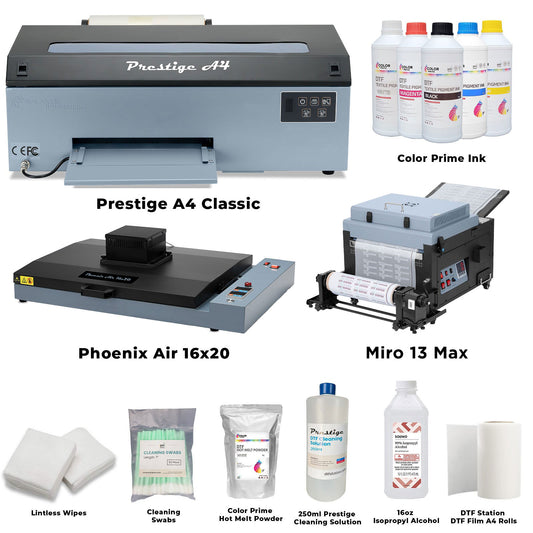 A4 Printer with Curing Oven and Shaker Bundle