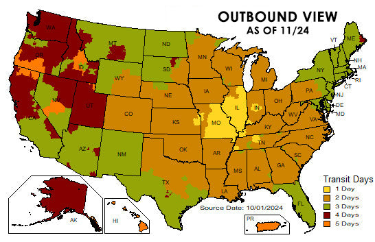 UPS Ground Shipping from St. Louis