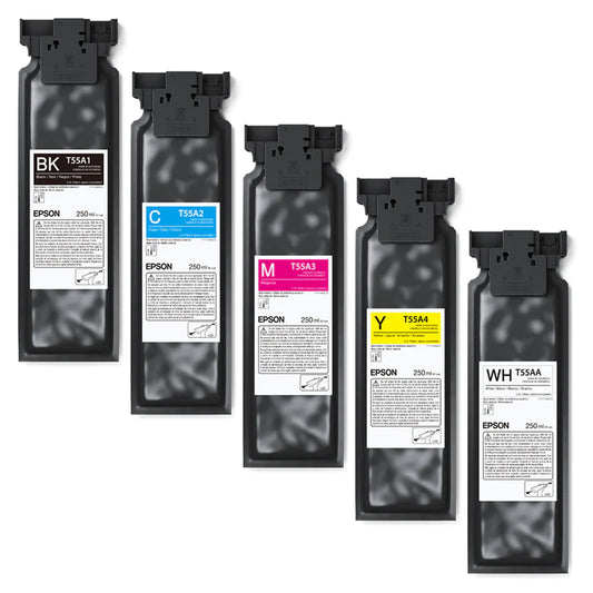 Epson F1070 UltraChrome DG2 Printer Ink - CMYK + White